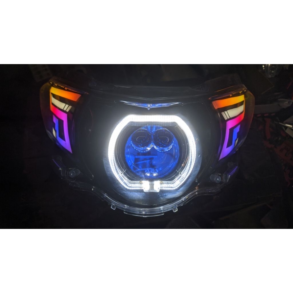 Headlamp Xeon GT 125/ Soul GT 115 Custom Biled full RGB