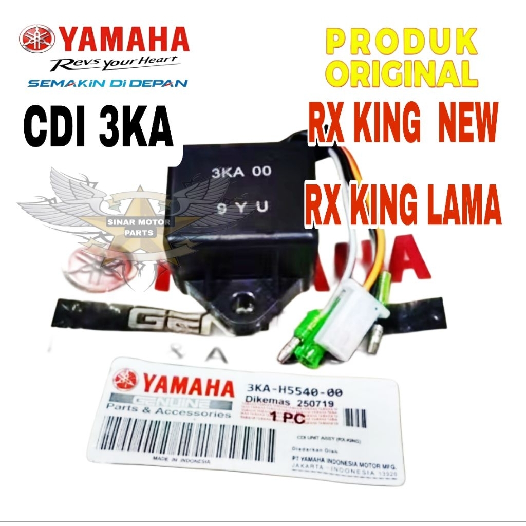 CDI YAMAHA ORIGINAL 3KA, RX KING NEW, RX KING LAMA, RX SPESIAL, YT115, YAMAHA YGP