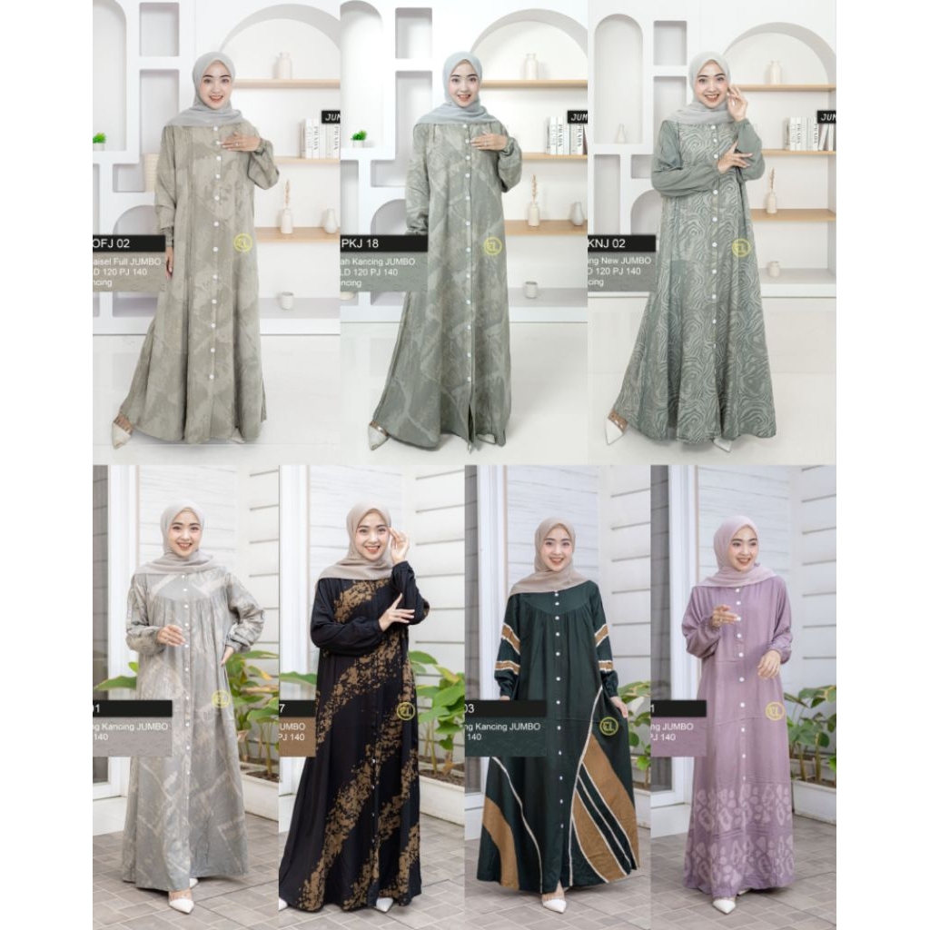 TWILL ELZHAF M XL XXL KAFTAN DAN POLOS