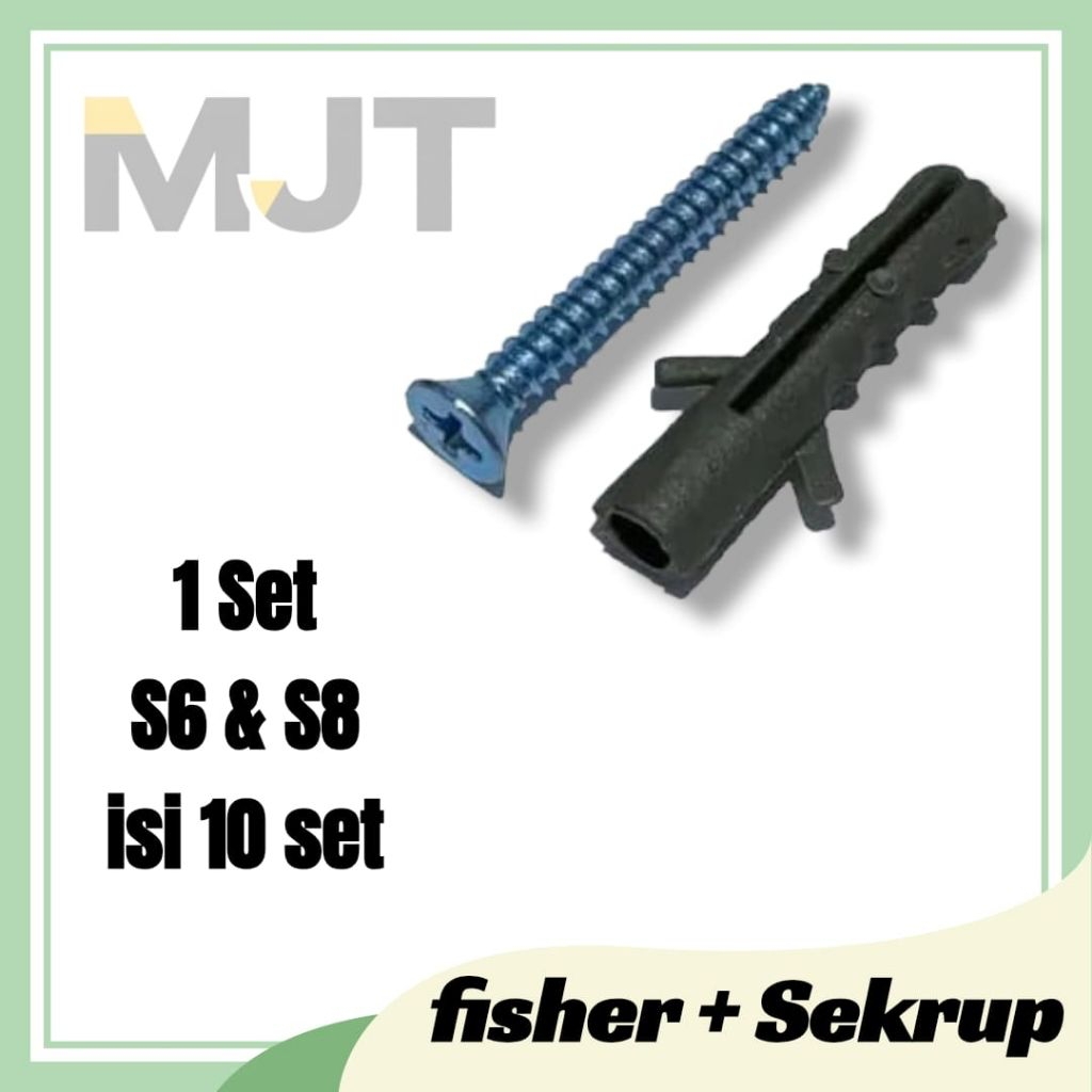 Sekrup + fiser S6 & S8 / sekrup Set S6 & S8