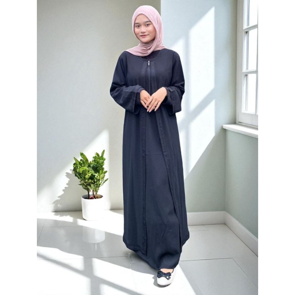 Dress abaya turkey - Baju gamis turki terbaru mewah dan elegan