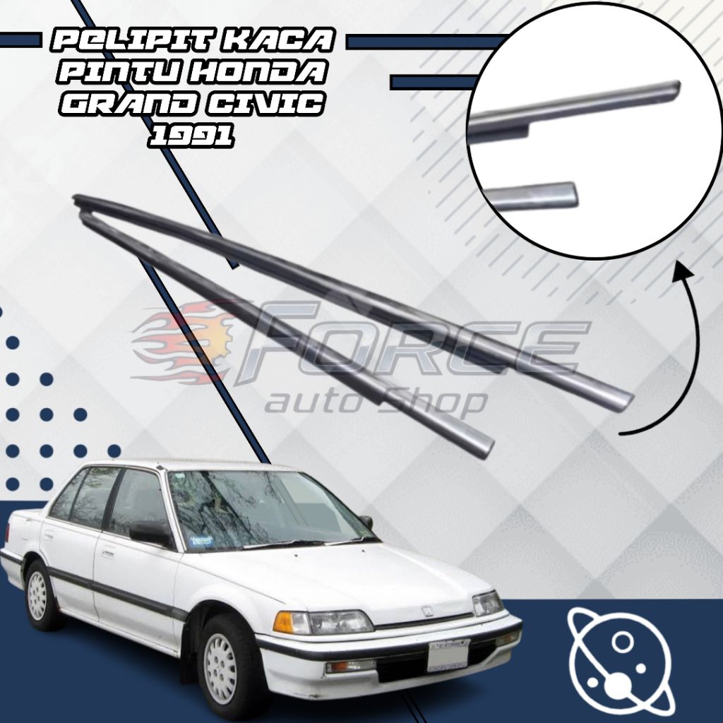 Weatherstrip/Pelipit Pintu Luar Honda Grand Civic Tahun 1991