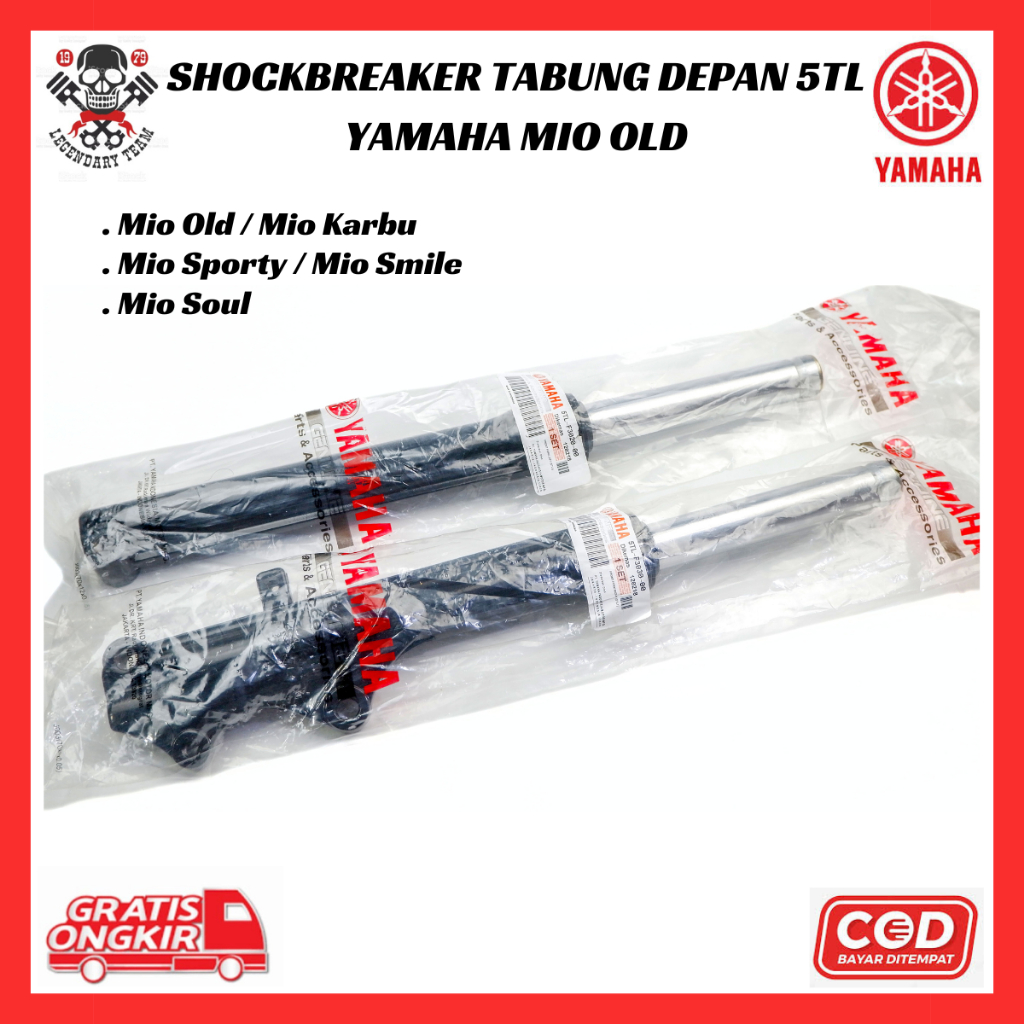 Shockbreaker Tabung Depan Ori Yamaha Mio Sporty - Mio Smile - Mio Soul - Mio Old 5TL-F3020-00