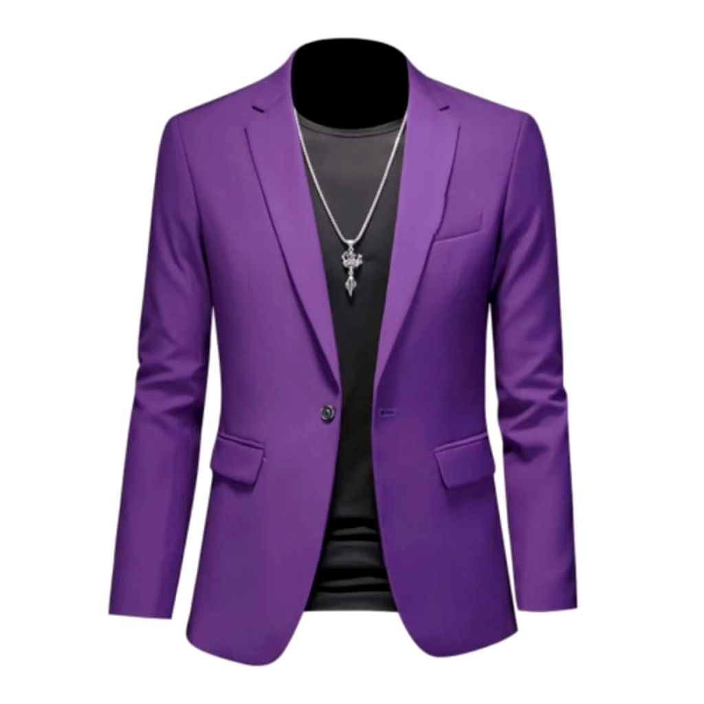 Jas pria ungu / Jas pria ungu muda / blazer pria formal ungu