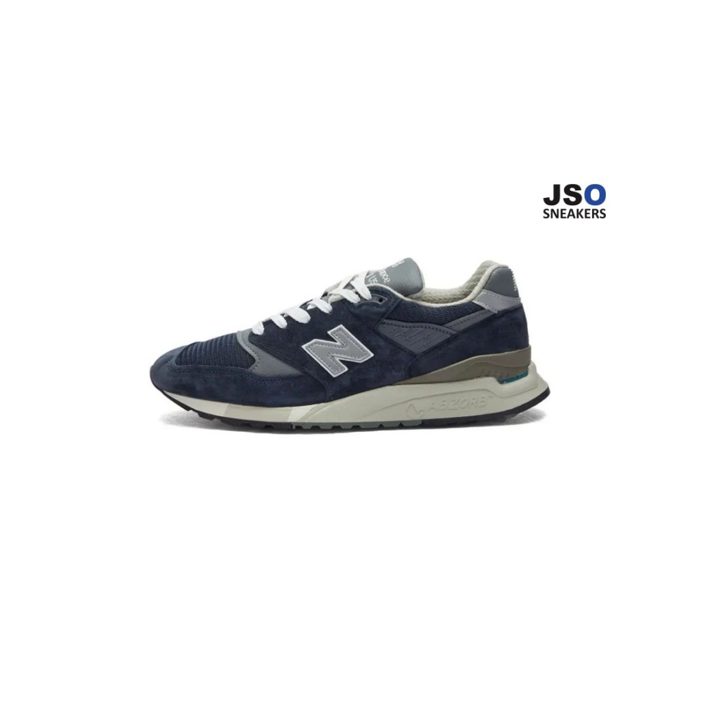 Sepatu New Balance 998 MiUSA Navy Grey (SKU : U998NV)