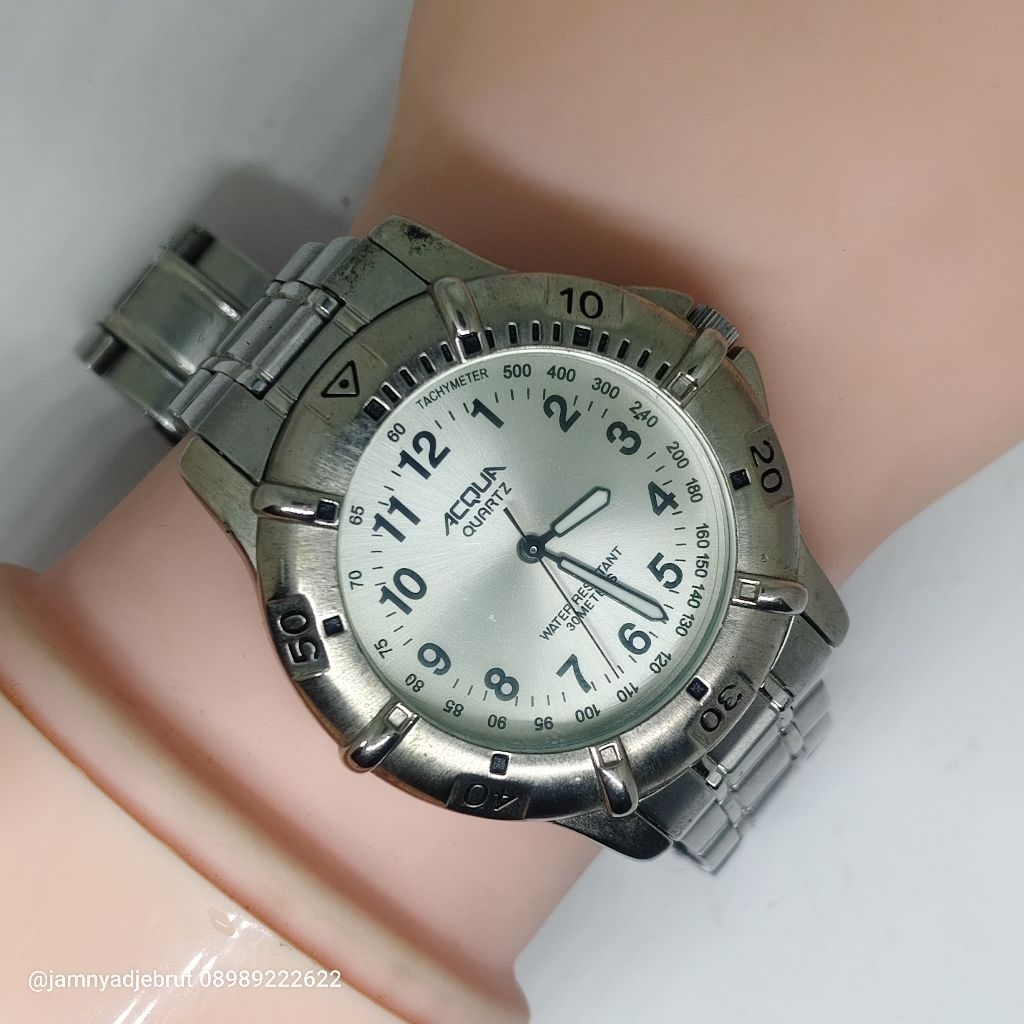 Jam Diver Acqua by Timex NN Silver Bekas