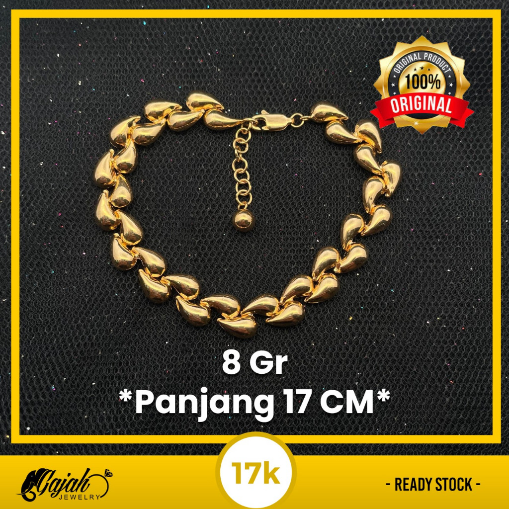 Gelang Emas 17K 8 Gram Toko Emas Gajah Online Salatiga 8010