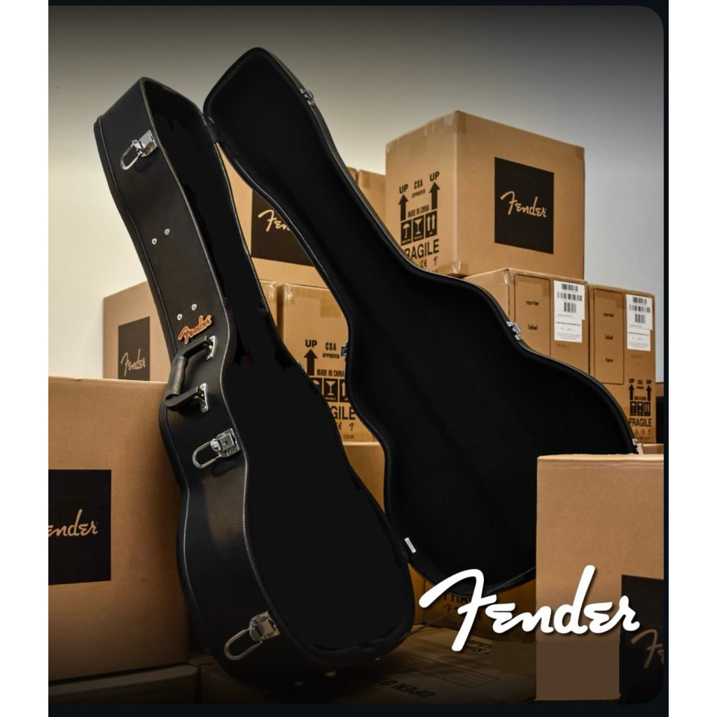 hardcase Fender ORIGINAL for Travel guitar acoustic classic 23.5” 24” short scale length muat martin
