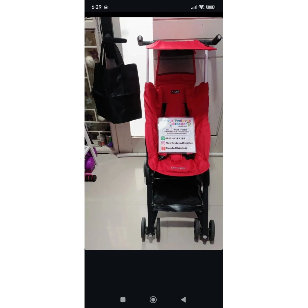 Stroller pockit gen 4 preloved