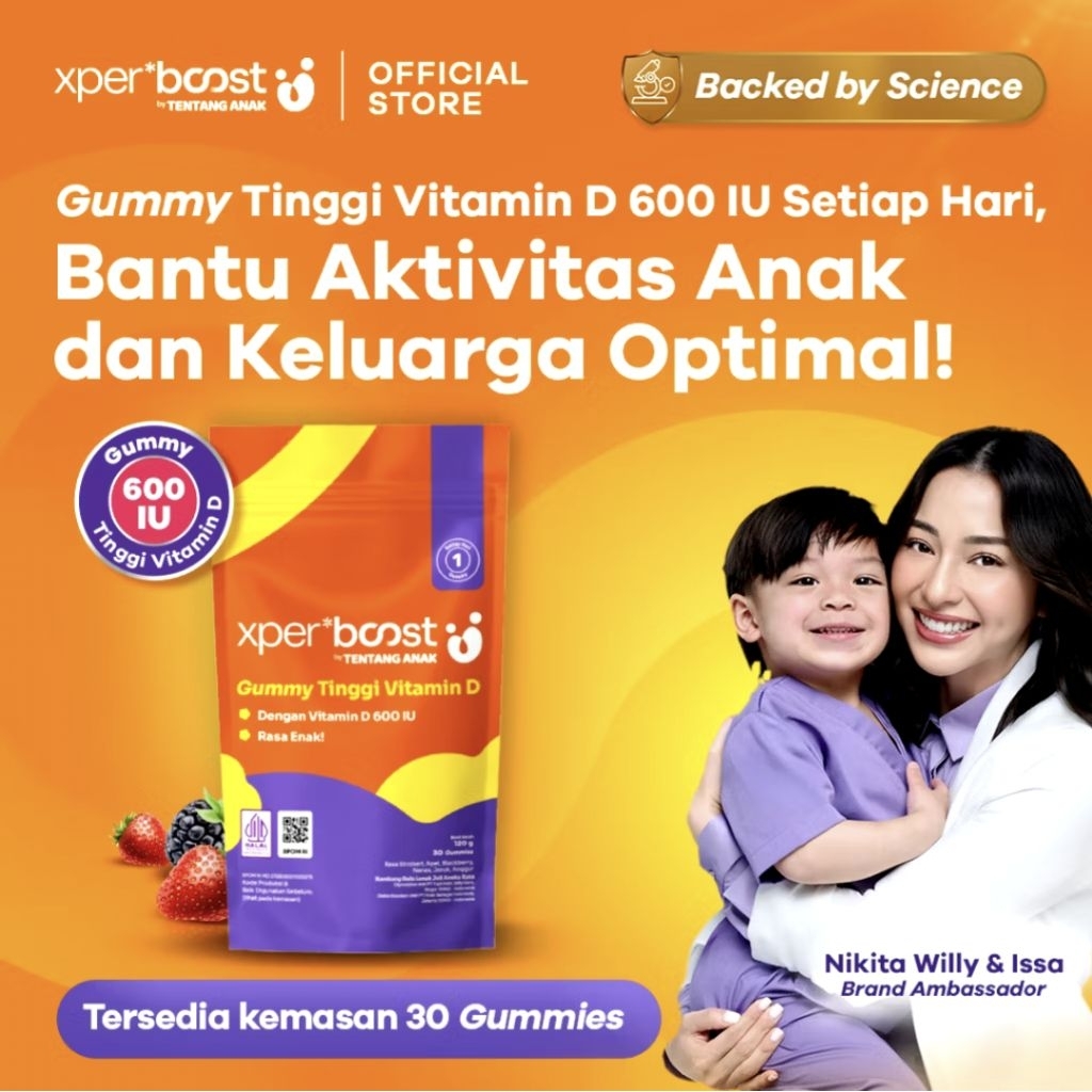 Expert Boost Gummy Vitamin D Vitamin Anak