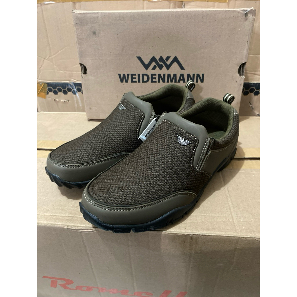 Sepatu kerja - walker 02 by weidenmann warna olive