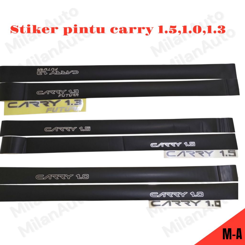 stiker list body carry 1.5 / carry 1.0  carry futura 1.3 pintu dan depan carry futura 1.0 1.5 1.3 do