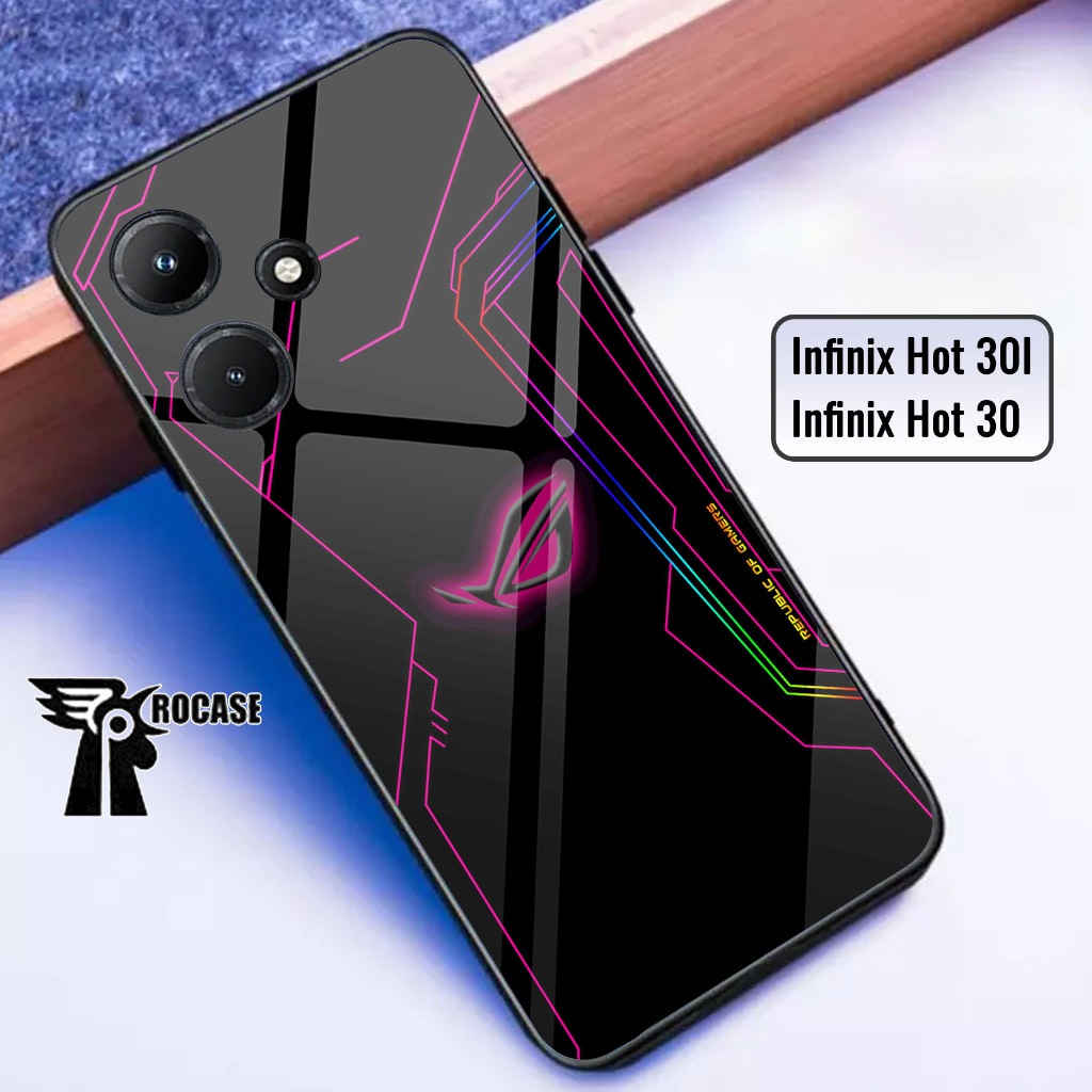 Case Infinix Hot 30i - Casing Hp Infinix Hot 30i Terbaru ( ROG ) Softcase Hp Infinix Hot 30i - Silik