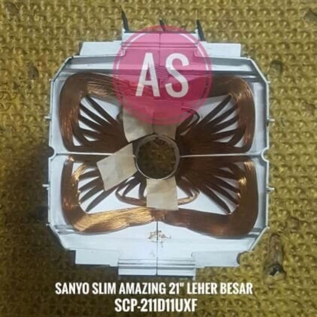 Defleksi - Konde - Yoke Tv Sanyo Amazing Slim 21 #34; SCP-211D11UXF leher besar original cabutan.