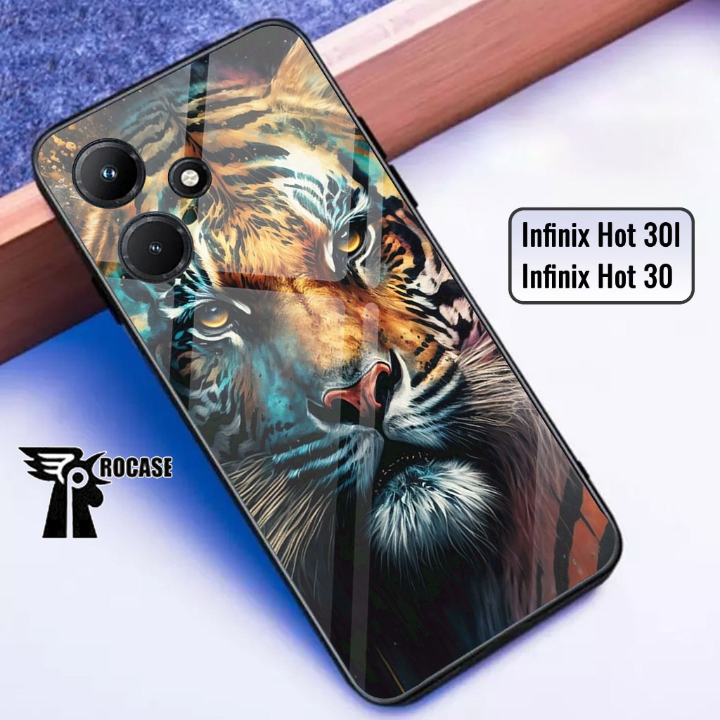 Case Infinix Hot 30i - Casing Hp Infinix Hot 30i Terbaru ( HARIMAU ) Softcase Hp Infinix Hot 30i - S
