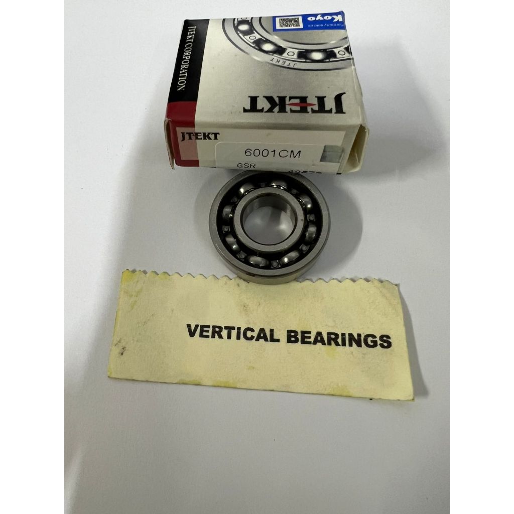 BEARING 6001 KOYO OPEN TANPA PENUTUP