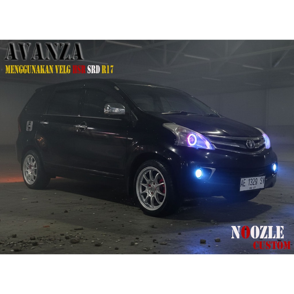 Velg Racing HSR Ring 17 Untuk Lubang Baut 4 Pelek Mobil Avanza Xenia Livina Dan Sejenisnya Type Velg
