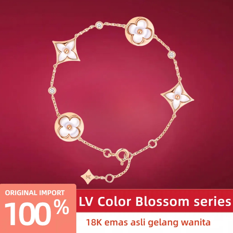 Louis Vuitton 18K Gold Flower Ring With Diamonds || Louis Vuitton 18K Gold Diamond Gelang