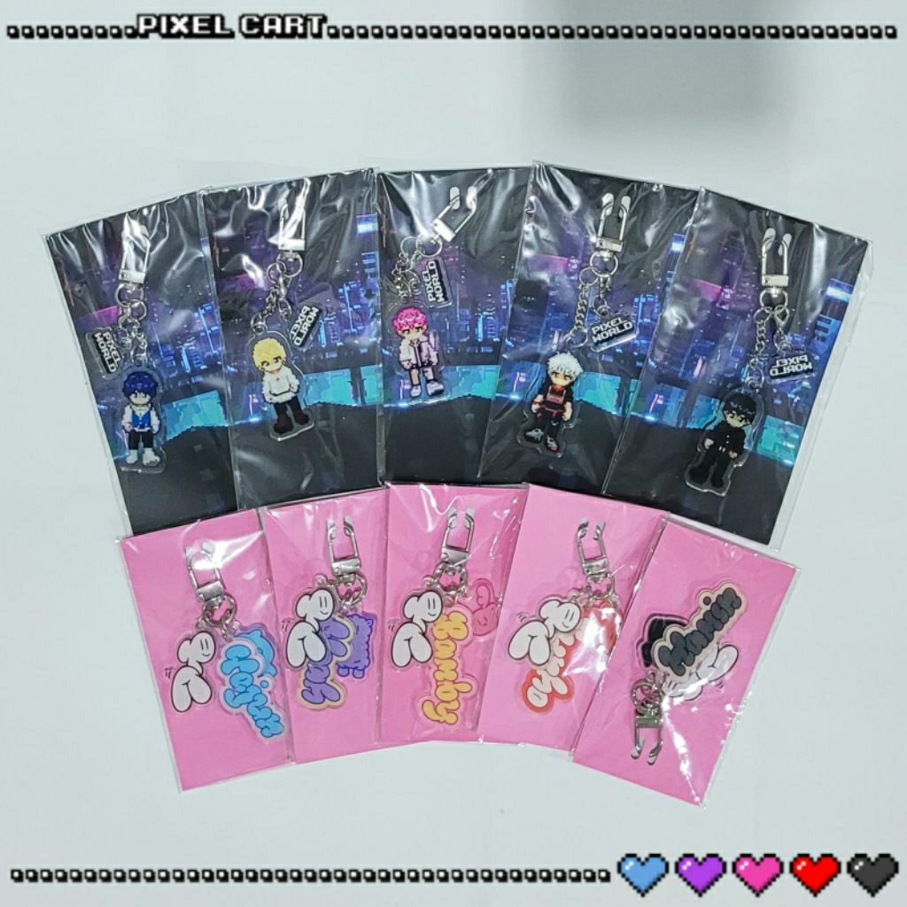 PLAVE WHY? PIXEL WORLD KEYRING SEALED YEJUN NOAH BAMBY EUNHO HAMIN