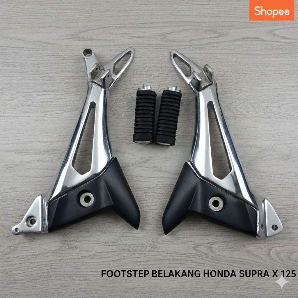 Footstep postep pijakan kaki belakang HONDA SUPRA X 125 satu set footstep fostep postep dudukan bela
