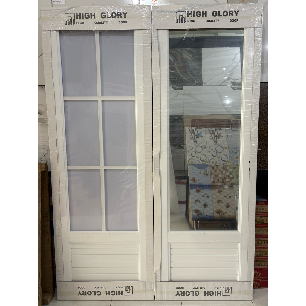 Pintu UPVC 70x200 Cermin Kualitas Bagus non kusen