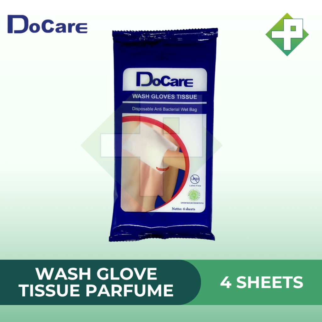 DoCare - Wash Glove Tissue 4'S  | Tisu Waslap Parfume | PENTALOGY