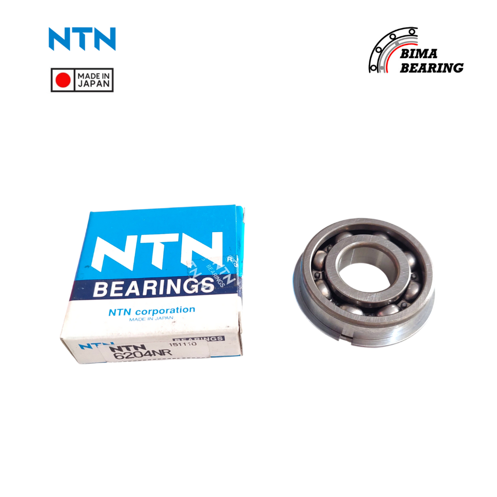 Bearing 6204Nr Ring Ntn Japan Laher Transmisi Suzuki Carry St100 20X47X14 6204 Nr Ori