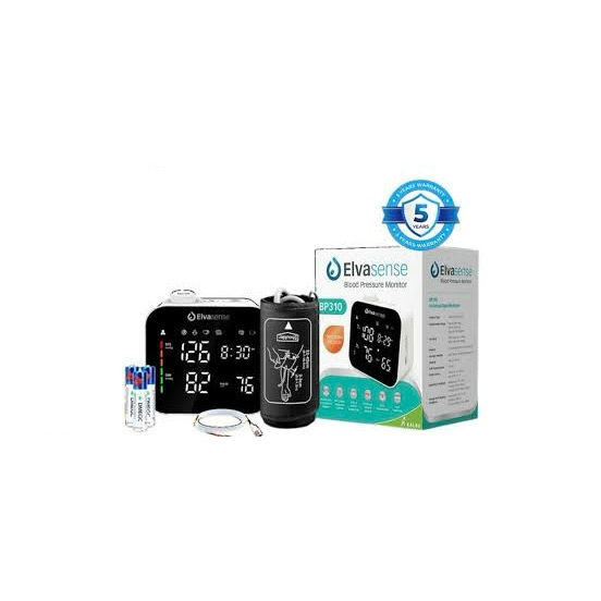 Tensimeter Digital Elvasense BP310 - Pengukur Tekanan Darah Lengan Atas dengan Suara Friendly Smart Voice