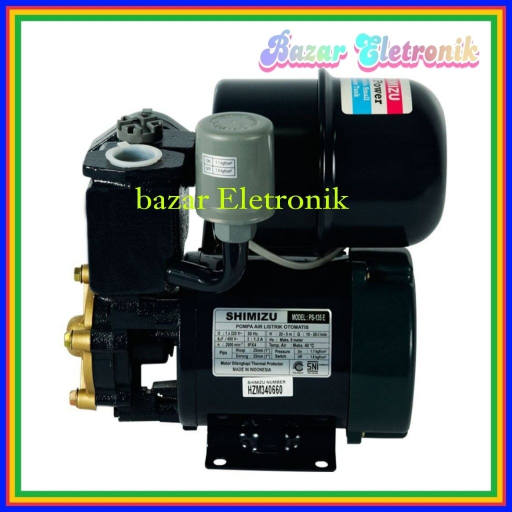 POMPA AIR SHIMIZU OTOMATIS 135 / POMPA AIR SHIMIZU OTOMATIS PS 135 E