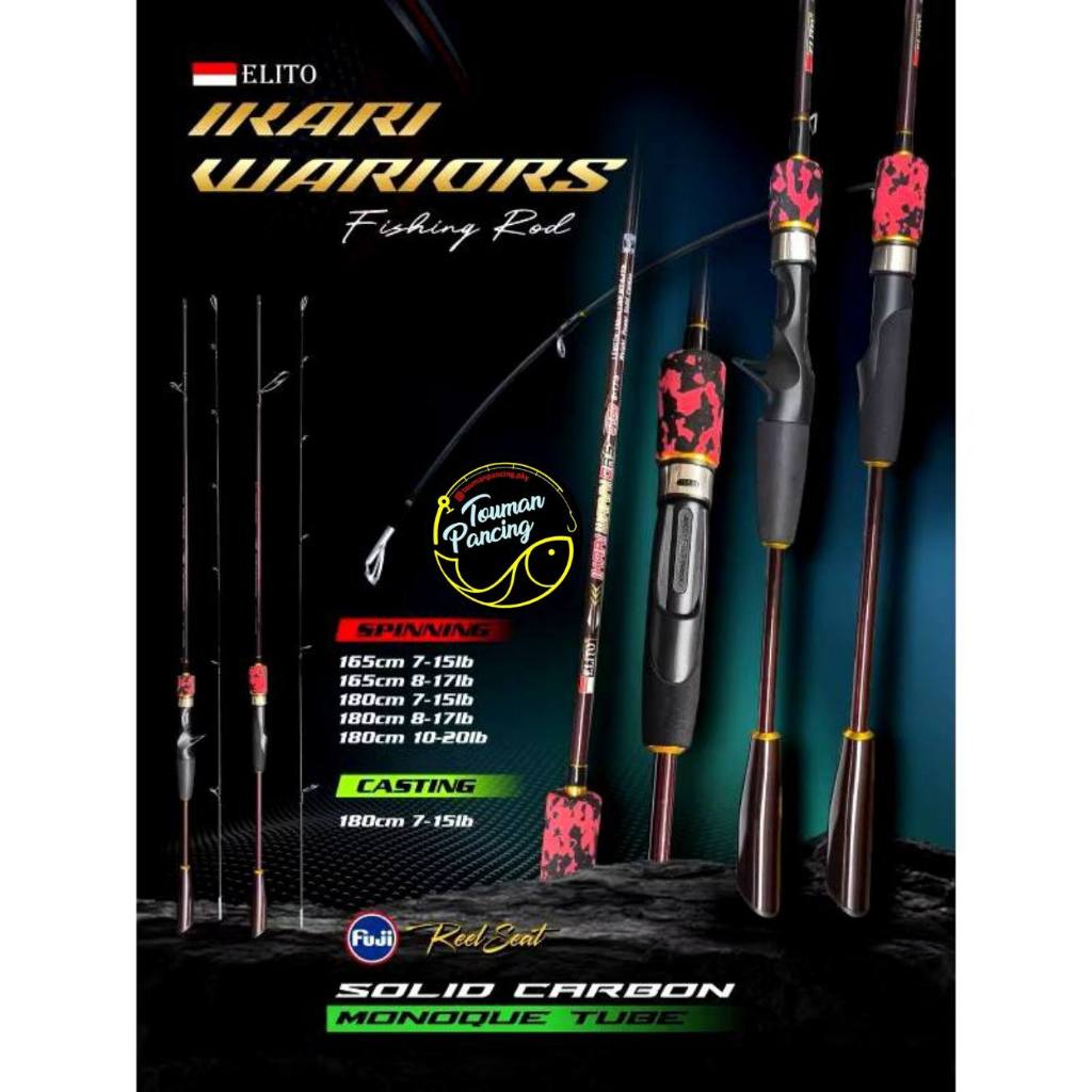 Joran Elito Ikari Warriors Solid Carbon – Spinning & Casting 165/180cm