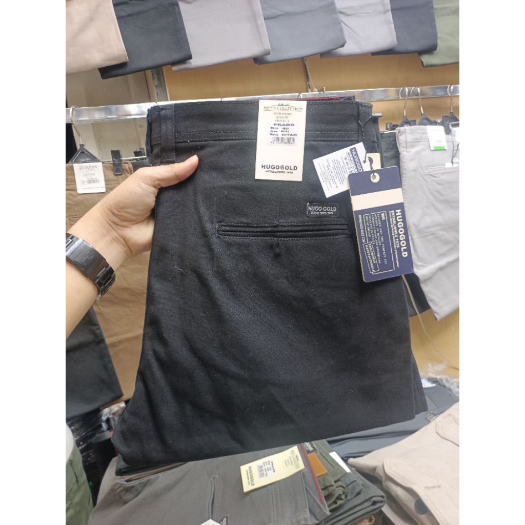 CELANA CHINO HUGO GOLD ORI PREMIUM Terlaris 2025 - Celana Chino Hugo Gold Premium