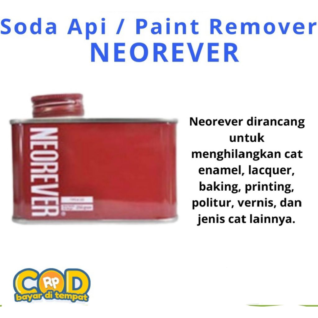 Perontok Cat Paint Remover Neorever 250cc Cat Minyak Tembok Cat Besi Kayu