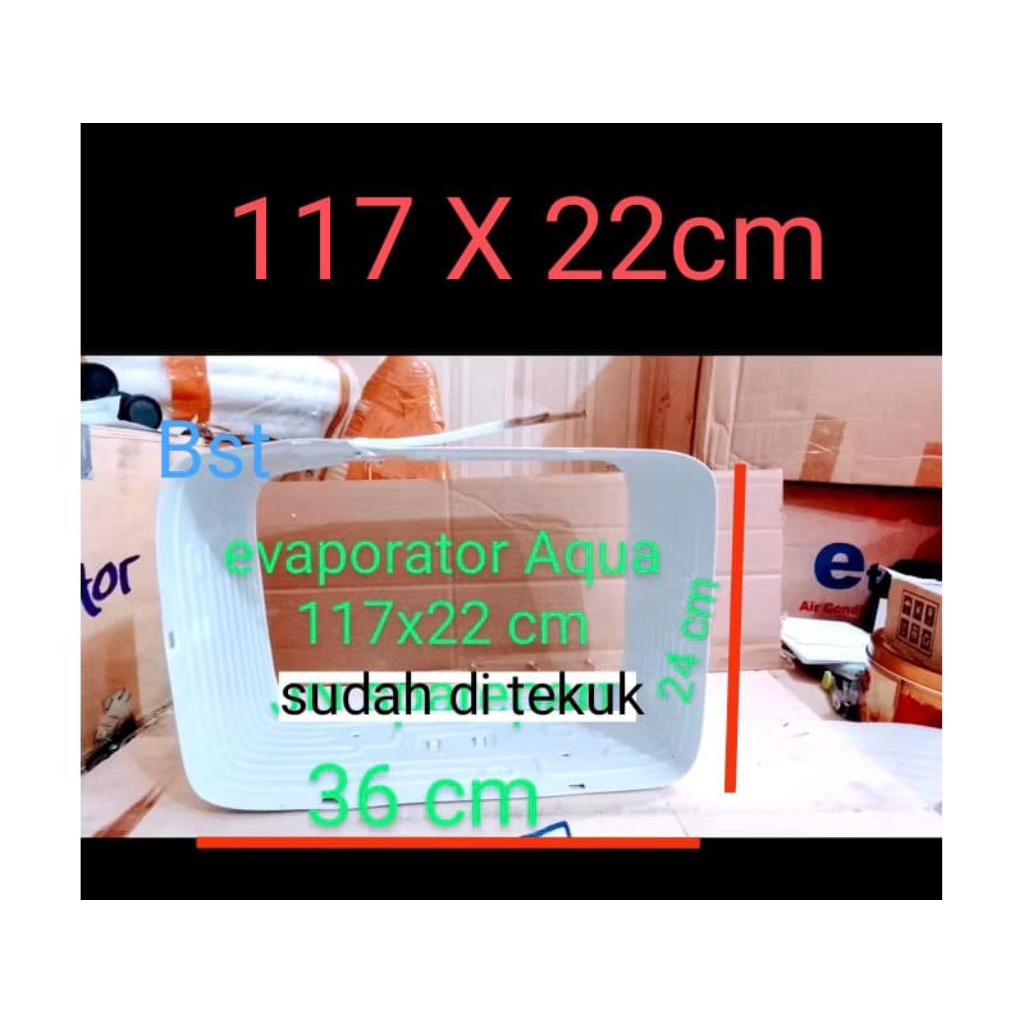 Evap Evaporator kulkas Aqua 1 pintu 117 X 22cm