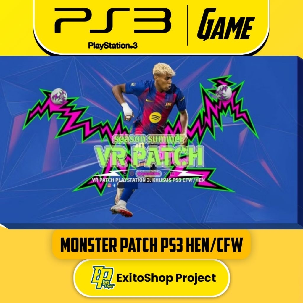 VR PATCH PS3 HEN/CFW PES 2026 UPDATE TERBARU