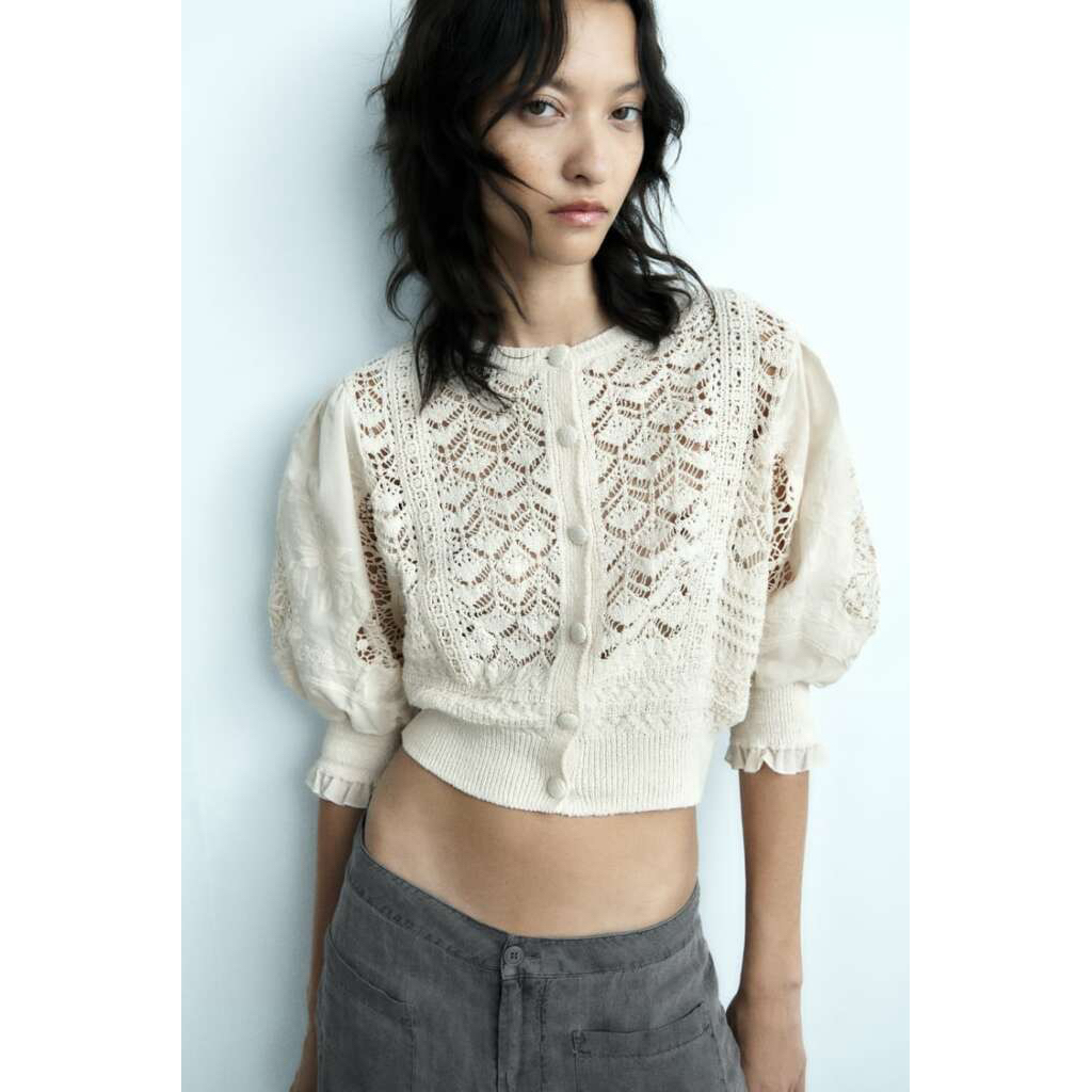 preloved zara cardigan