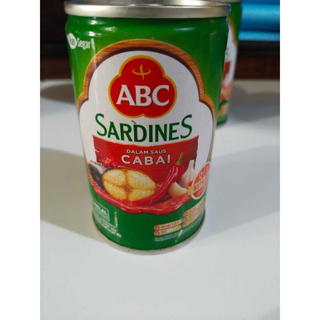 ABC SARDEN DALAM SAUS CABE 155gram Kecil Kaleng