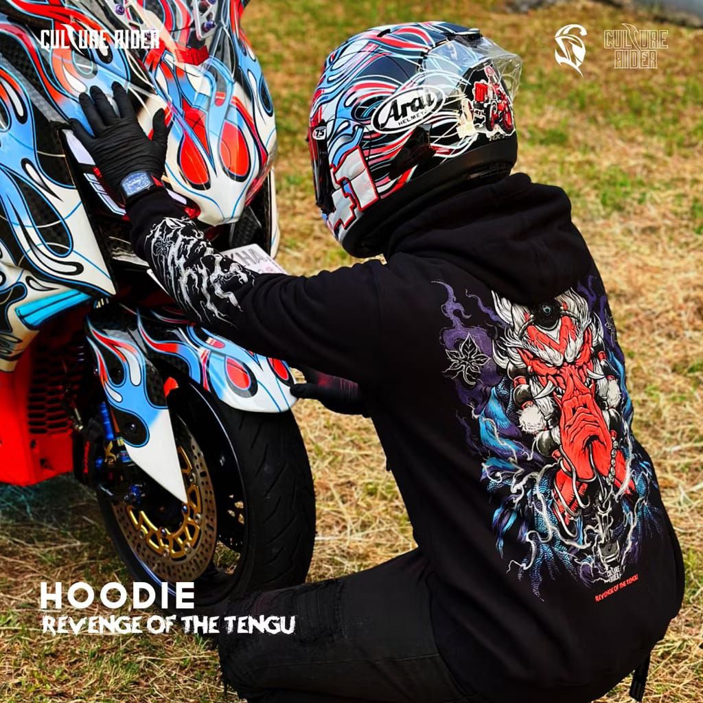 Hoodie  Motor Culture  Rider Revenge Of tengu