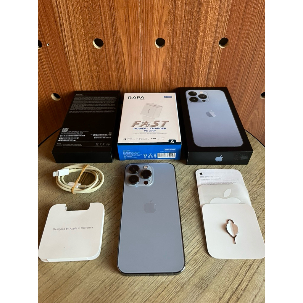 ipone 13 pro 256gb sierra blue resmi