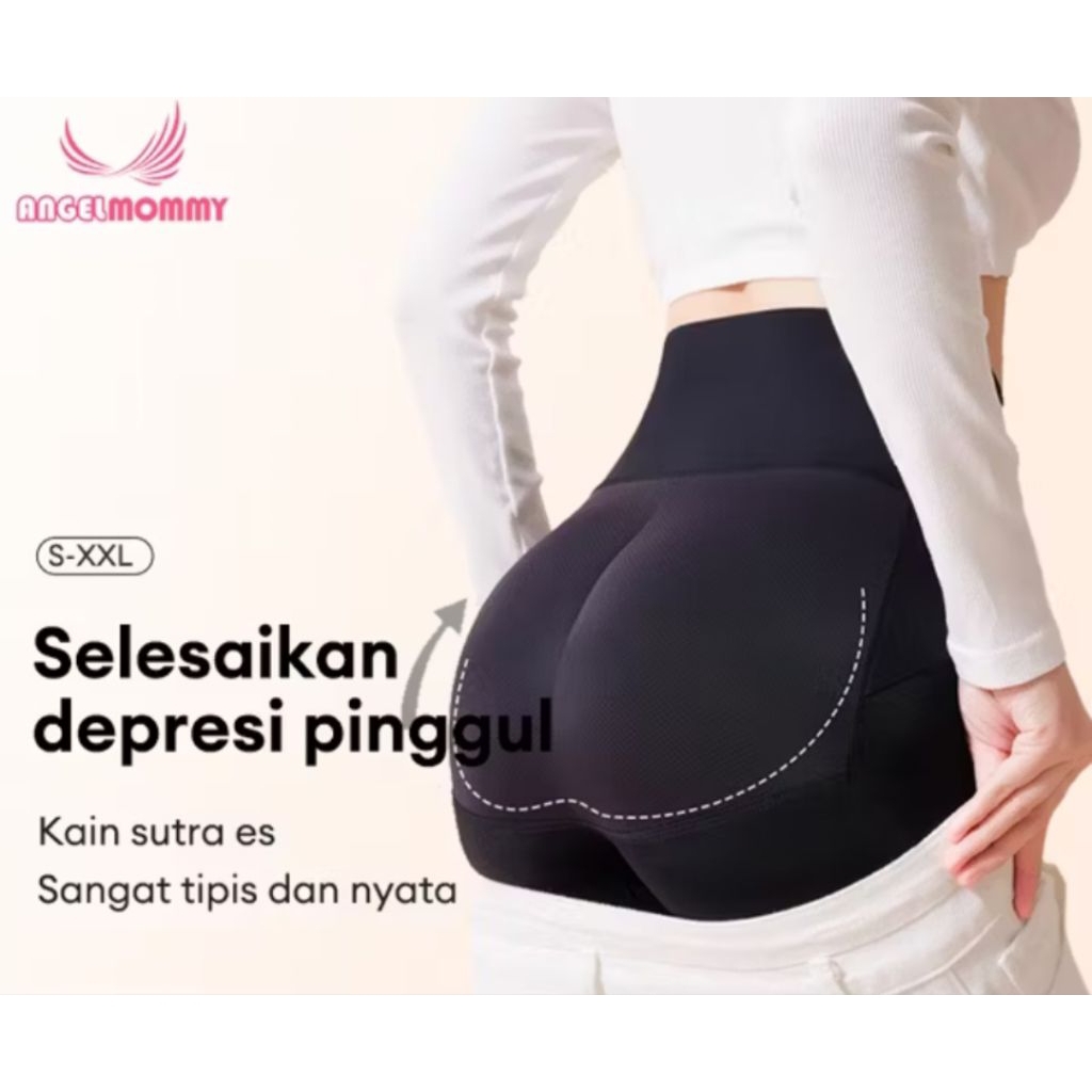 ANGEL MOMMY Pembesaran Bokong Celana Dalam Pengangkat Pantat Busa Bokong Palsu