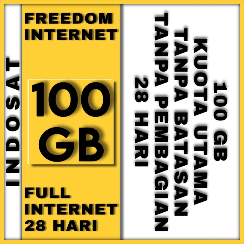 ISI ULANG KUOTA INDOSAT 100 GB 28 HARI PROMO TERMURAH