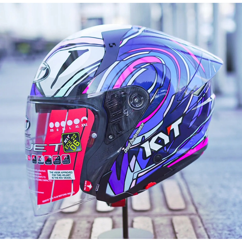 Helm KYT TTR Jet Bastianini Halface Original FG JET