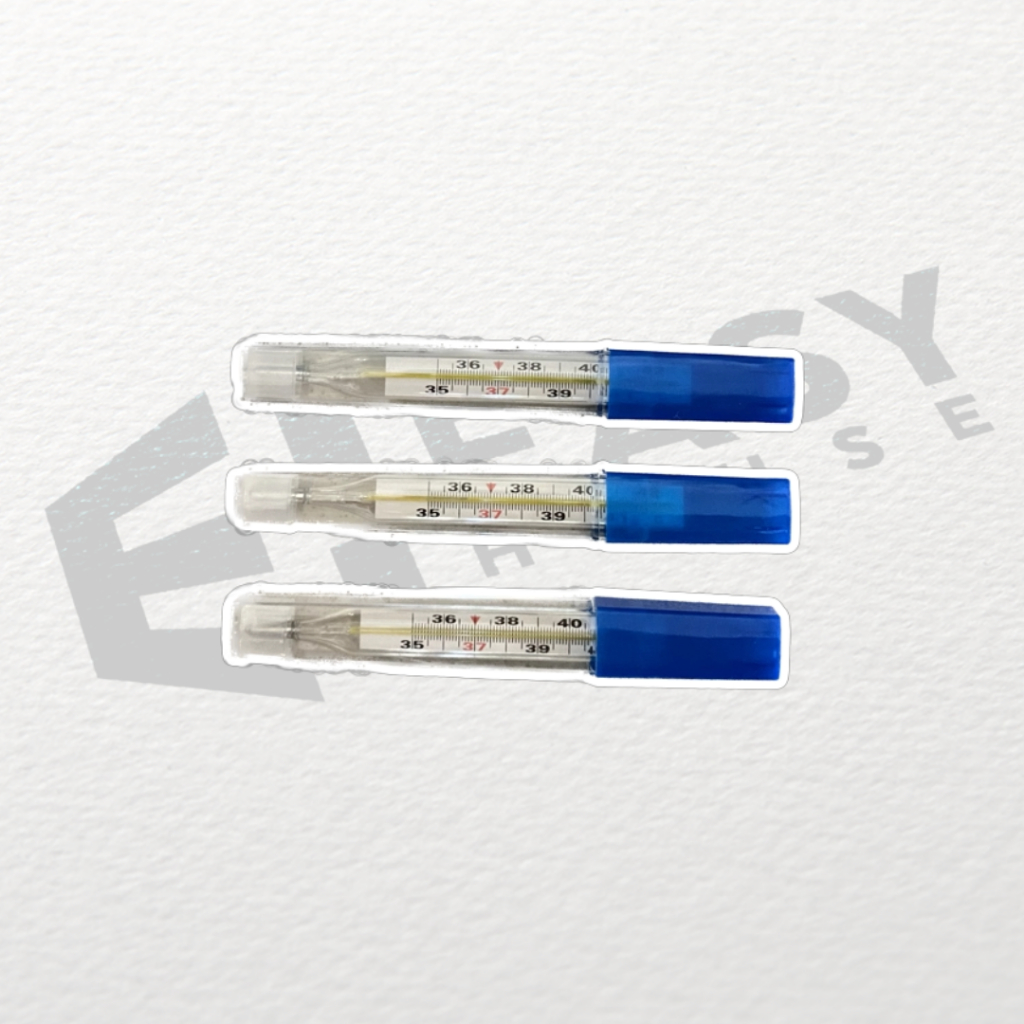 Termometer Manual / Termometer Mudah Cek Suhu Tubuh Thermometer Kaca Termometer Thermometer Analog T