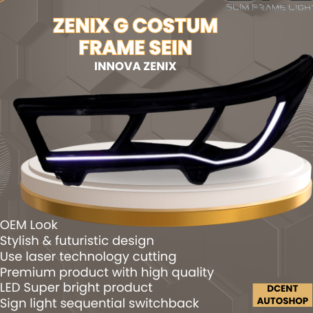 Laser Light Frame Mobil - Costum Frame Sein Type Zenix G - Mobil Innova Zenix - Frame LED Mobil - Sl