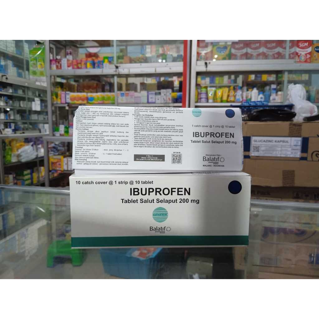 IBUPROFEN TABLET 200MG STRIP BALATIF