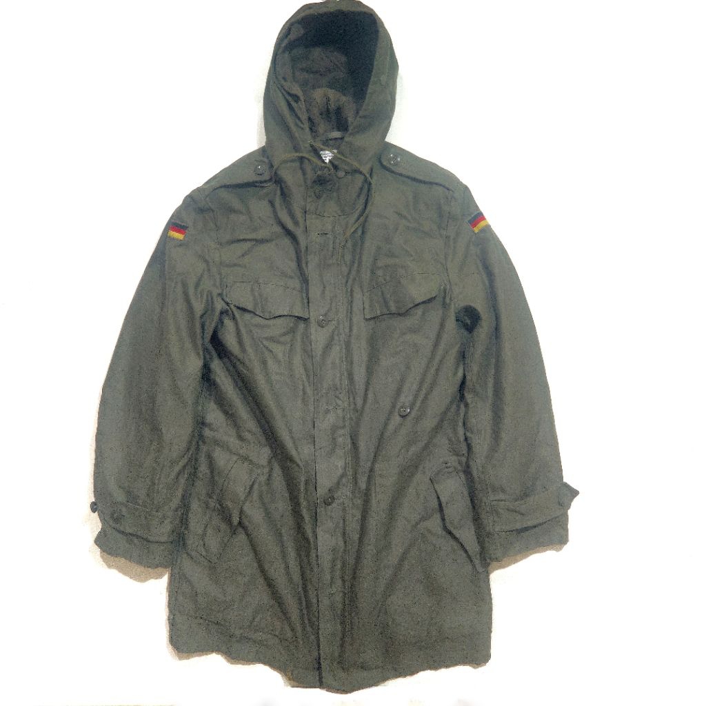 Parka Moleskin Schwarz Jerman Military Double Liner