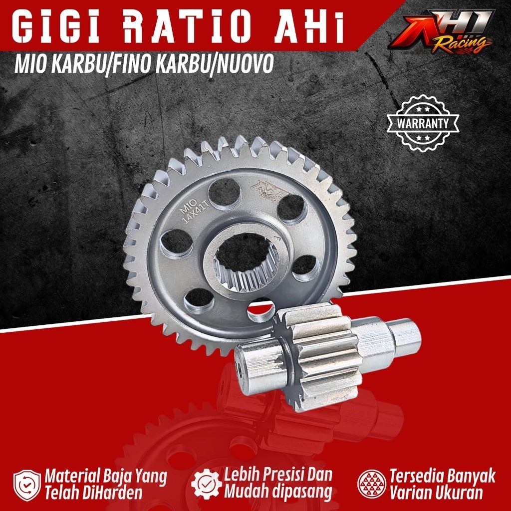 GEAR GIGI RATIO RASIO MIO FINO NUOVO KARBU M3 XRIDE SOUL GT MIO J GT MIO S Z GEAR FREEGO AH1 RACING 