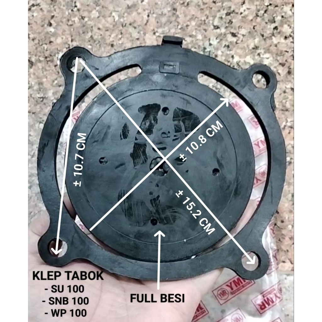 Klep pompa air 4 inch ALKON klep tabok mesin SU 100 SNB 100 WP100