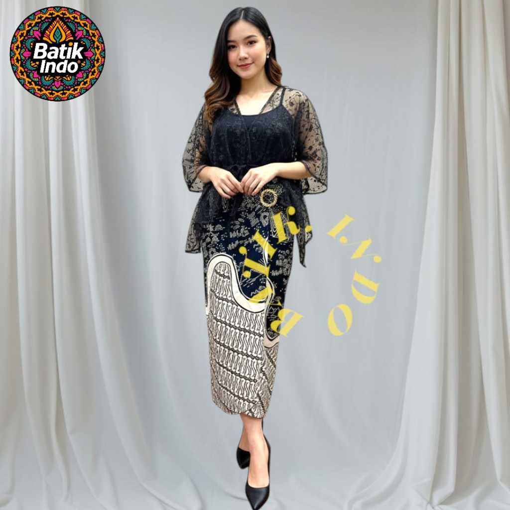 Setelan Wanita Rok Lilit Modern + Outer Pita Cantik – Outfit Kekinian