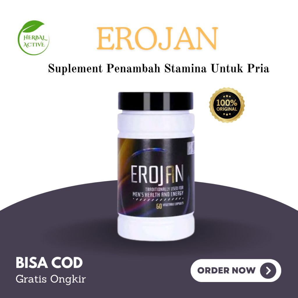 EROJAN WELLOUS ASLI ORIGINAL TESTOSTERONE BOOSTER 60 KAPSUL BPOM