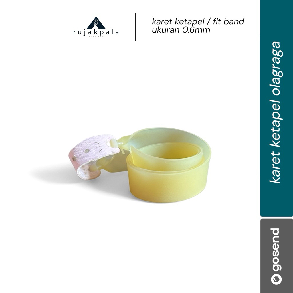 karet ketapel siap pakai 0.6MM clear / karet slingshot